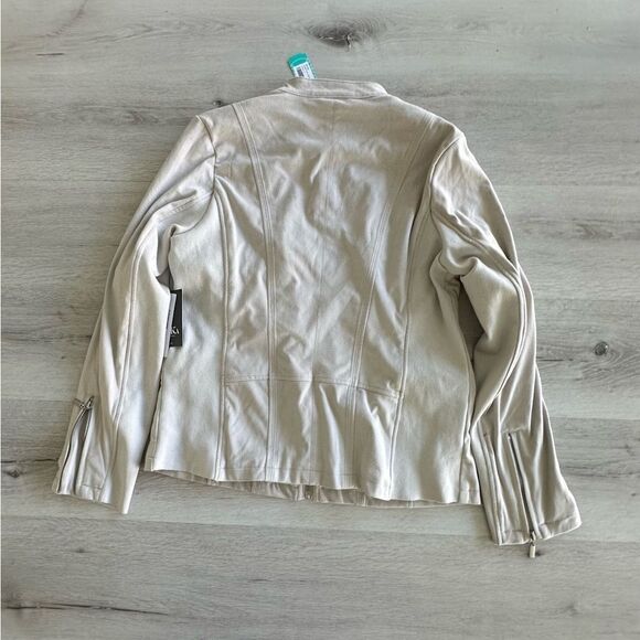 МО-КА Ebele Faux Suede‎ Jacket Grey L STITCH FIX NWT - Picture 7 of 7